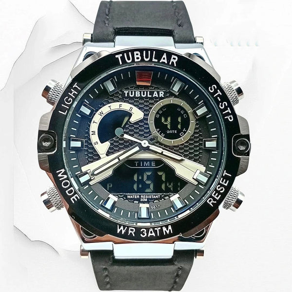 Tubular Digital and analog watch (DT-5617)